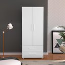 Ver imagem 2 de Roupeiro Ametista Cor:branco -armário - Guarda Roupa - Mizza Decor