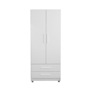 Roupeiro Ametista Cor:branco -armário - Guarda Roupa - Mizza Decor