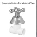 Ver imagem 3 de ACABAMENTO PARA REGISTRO MARUJA CROMADO VIQUA (BASE DECA )