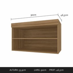 Guarda Roupa Modulado Solteiro Andrea Boreal/branco - Móveis Arapongas Boreal/branco - 4
