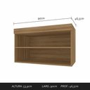 Ver imagem 5 de Guarda Roupa Modulado Solteiro Andrea Boreal/branco - Móveis Arapongas Boreal/branco