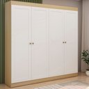 Ver imagem 5 de Conjunto Guarda-Roupa com Cômoda Branco