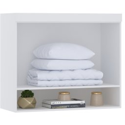 Guarda Roupa Modulado de Solteiro Alpes Branco 5 Peças - Luciane - 7