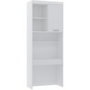 Ver imagem 4 de Guarda Roupa Modulado de Solteiro Alpes Branco 5 Peças - Luciane
