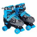 Ver imagem 1 de Patins Quad com Acessórios - Ajustável - 34 a 37 - M - Azul - Dm Radical