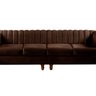 Sofá 4 Lugares Decoração Retrô Clássico Realeza Chesterfield - 2