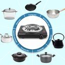 Ver imagem 7 de Elite Gourmet Esb100b Placa Elétrica de Queima Única Preto 1000w