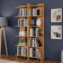 Ver imagem 5 de Estante Livreiro Organizador Multiuso Casa e Escritório Eccos - Nature