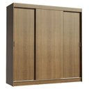 Ver imagem 2 de Guarda-Roupa Casal Madesa Reno 3 Portas de Correr Rustic Cor:Rustic