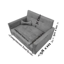 Cama Pet Luxo para cachorro & Gatos pequeno e médio Bob Marrom - 5