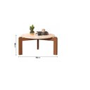 Ver imagem 3 de Mesa de Centro Austria Decorativa Pés em Madeira Maciça:off White