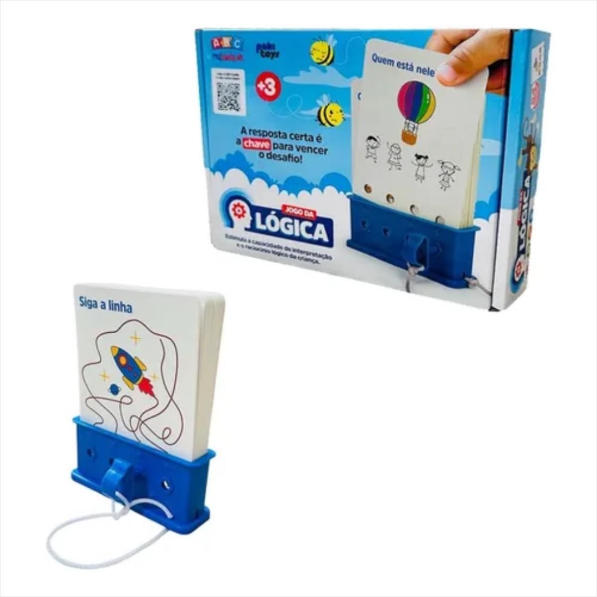 Jogo da Lógica Pakitoys ? Estimula o Raciocínio Infantil | MadeiraMadeira