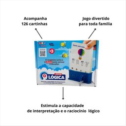 Jogo da Lógica Pakitoys ? Estimula o Raciocínio Infantil - 6