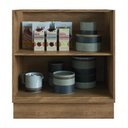 Ver imagem 5 de Balcão Cozinha Modular 100% MDF Édez Uno, 2 Portas 80 cm, Off White e Louro Freijó