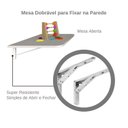 Ver imagem 3 de Mesa Infantil Dobrável 60cm com Canto Arredondado