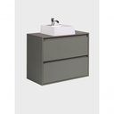 Ver imagem 4 de Gabinete para Banheiro Verde Dubai 1 Porta 1 Gaveta MDF 80cm On Móveis