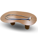 Ver imagem 4 de Mesas de Jantar Orgânicas Bean 1.98x122cm Freijo Modelar Moveis Mesa de Jantar Orgânica