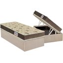 Ver imagem 1 de Cama Box Baú Solteiro: Colchão Espuma D33 Orthoflex / EP Matera + Base CRC Suede Clean(88x188)