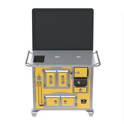 Fogao a Lenha N 2 Gab Sec Xv Chapa de Aluminio Amarelo Se - 5