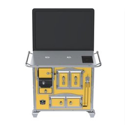 Fogao a Lenha N 2 Gab Sec Xv Chapa de Aluminio Amarelo Se - 2