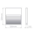 Ver imagem 3 de Balizador Sobrepor Big Neu2 3w 3000k 120lm Ip65 Branco-stella