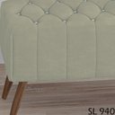Ver imagem 5 de Puff Puf Para Sala 100 cm Pes Madeira Trit Veludo SL 940 Peer