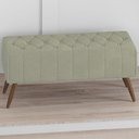 Ver imagem 2 de Puff Puf Para Sala 100 cm Pes Madeira Trit Veludo SL 940 Peer