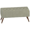 Ver imagem 1 de Puff Puf Para Sala 100 cm Pes Madeira Trit Veludo SL 940 Peer