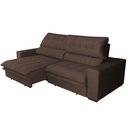 Ver imagem 5 de Sofá Reclinável 3 Lugares 210 cm Gold Star Platinum Marrom