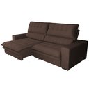 Ver imagem 5 de Sofá Reclinável 3 Lugares 230 cm Gold Star Platinum Marrom