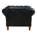 Ver imagem 7 de Sofá Dom Pedro Chesterfield Modulado 4 Lugares 2 Poltronas Decoração Sara Recepção Preto