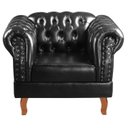 Ver imagem 6 de Sofá Dom Pedro Chesterfield Modulado 4 Lugares 2 Poltronas Decoração Sara Recepção Preto