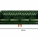Ver imagem 2 de Sofá Dom Pedro Chesterfield Modulado 4 Lugares Decoração Sara Recepção Couríssimo Verde