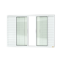 Ver imagem 1 de Veneziana Alumínio Confort 6F.120 x 200 V.Liso Branco Brimak