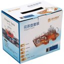 Ver imagem 4 de Antella Jg Chaleira/xicaras 10x20x13cm 750/70ml Borosilicato Transp 7pç com Infusor