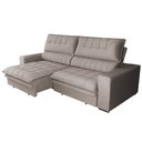 Ver imagem 3 de Sofá Regulável 3 Lugares 230 Cm Gold Star Marrom Platinum Tabaco