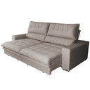 Ver imagem 2 de Sofá Regulável 3 Lugares 230 Cm Gold Star Marrom Platinum Tabaco