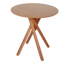 Ver imagem 1 de Mesa Redonda de Madeira - June de 80cm Cor Freijó
