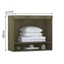 Ver imagem 2 de Modulo Guarda Roupa Eucamoveis Paris 1Porta Basculante