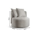 Ver imagem 4 de Poltrona Redonda Orgânica Moon