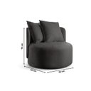 Ver imagem 4 de Poltrona Redonda Orgânica Moon