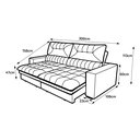 Ver mais imagens de Sofá Reclinável 3 Lugares 300 Cm Gold Star