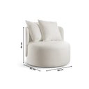 Ver imagem 4 de Poltrona Redonda Orgânica Moon