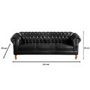 Ver imagem 3 de Conjunto Sofá Chesterfield 3 Lugares + 2 Poltronas Dom Pedro Preto