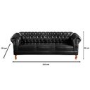 Ver imagem 3 de Conjunto Sofá Chesterfield 3 Lugares + 2 Poltronas Dom Pedro Preto