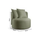 Ver imagem 4 de Poltrona Redonda Orgânica Moon