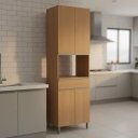Ver imagem 1 de Armário de Cozinha Torre Quente 1 Nicho 4 Portas 70cm Maxxi Kappesberg