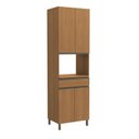 Ver imagem 1 de Armário de Cozinha Torre Quente 70cm 2 Nichos Pés Cb979 Maxxi Kappesberg