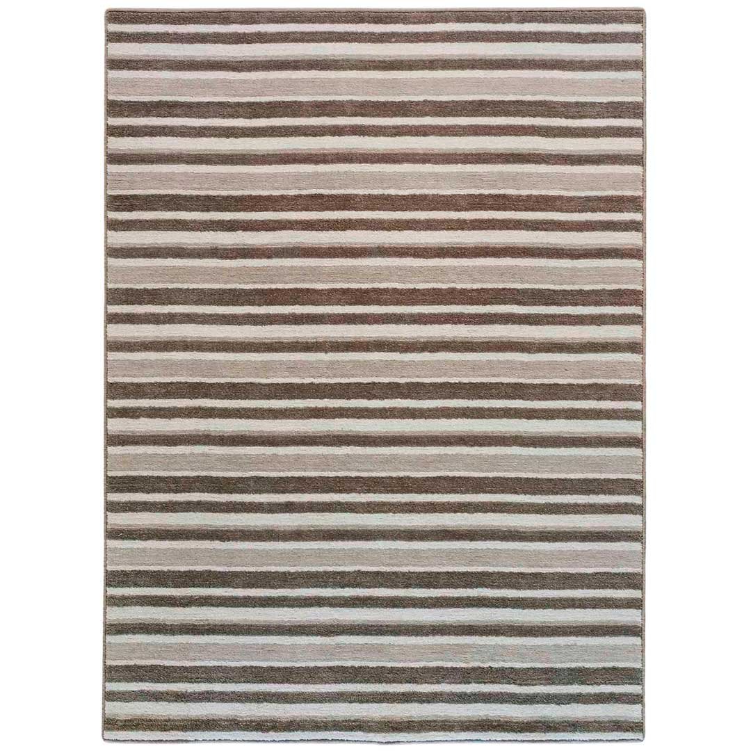 Tapete Katmandu Sala Quarto 150x200 Conforto Decorativo - Off White Palha e Bege