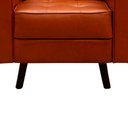 Ver imagem 5 de Poltrona Stela 80cm Couro Marrom - Sallar Home